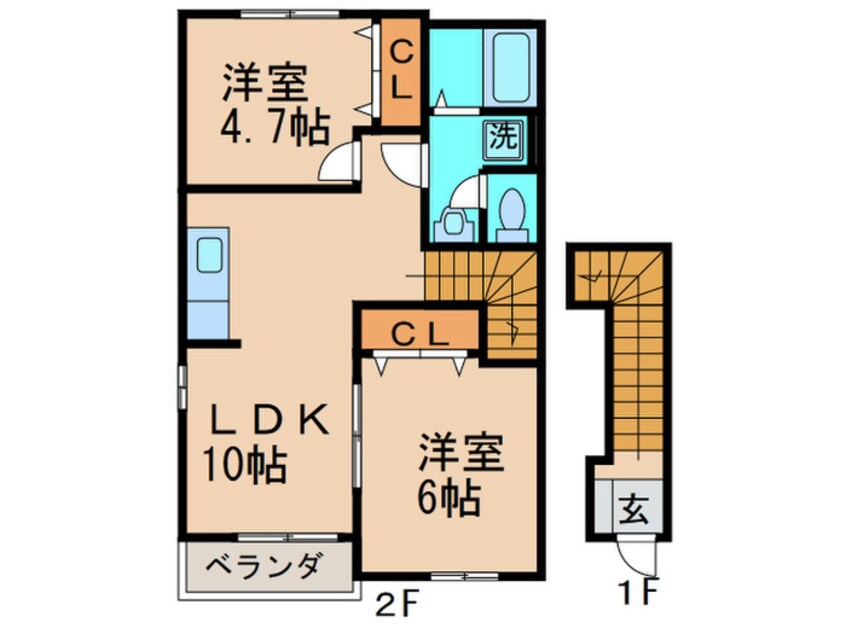 間取図 ベルサンライズC