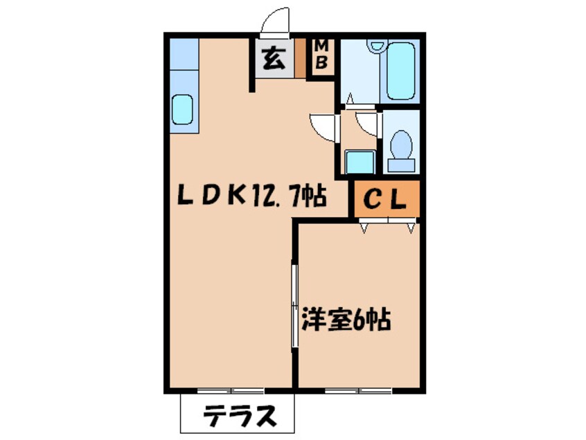 間取図 レピュート中村