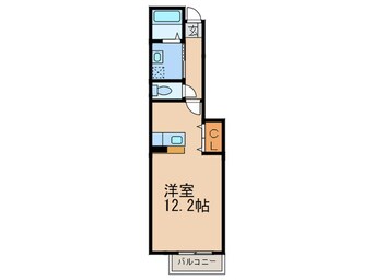 間取図 サン・フレイムYABE　A棟