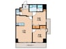 LEXUS　GARDEN箱崎TOWERS　WEST 2LDKの間取り