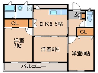 間取図 パーフン・デ・ラ・ルーンⅡ