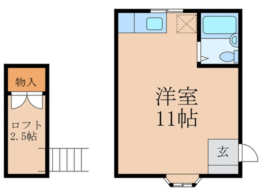 間取図 引野アパ－ト