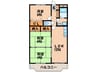 レスピーザ２ 3LDKの間取り