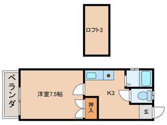 間取図 ルミエ－ル井尻