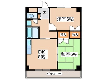 間取図 いずみハイツ太宰府