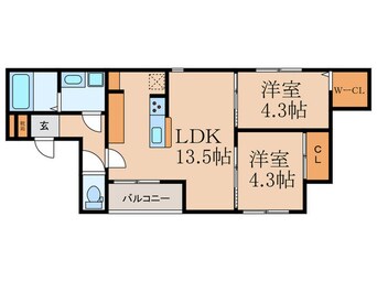 間取図 シュロス陣原