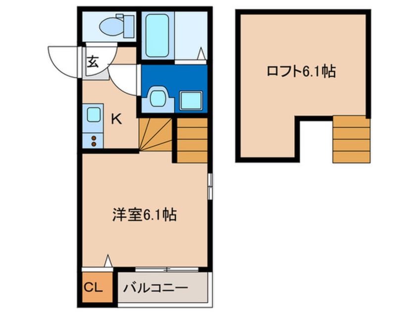 間取図 ハーモニーテラス名島Ⅷ