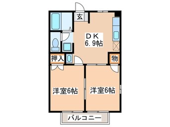 間取図 コーポひまわり