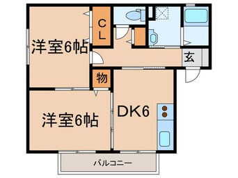 間取図 スカイビューハイツ