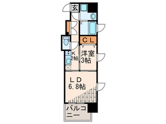 間取図 アガスティーア薬院