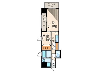 間取図 アガスティーア薬院