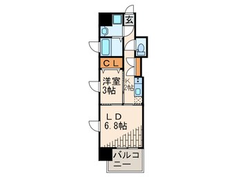 間取図 アガスティーア薬院