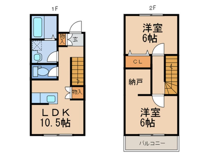 間取図 CS黒崎