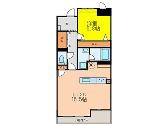 間取図 グランデ東雲