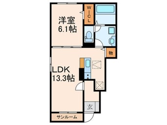 間取図 ハウスビバルディA