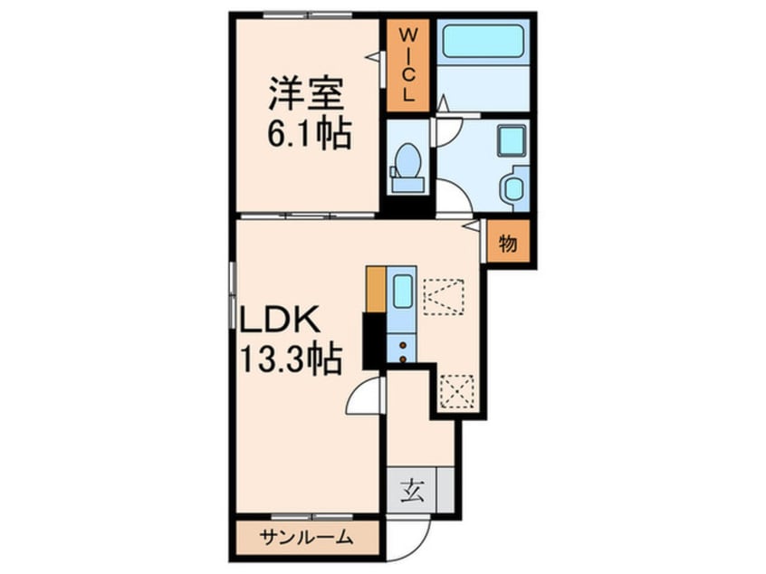 間取図 ハウスビバルディA