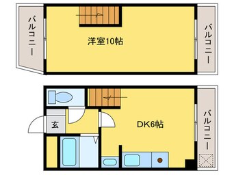 間取図 グローリー平尾