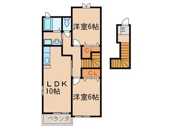 間取図 サニ－ハウス東高陽台Ｂ