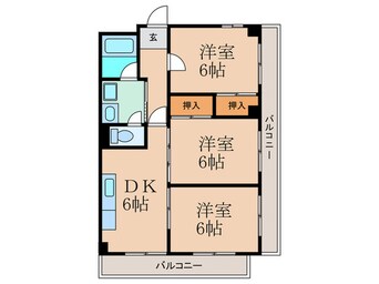 間取図 高峰グリーンマンション