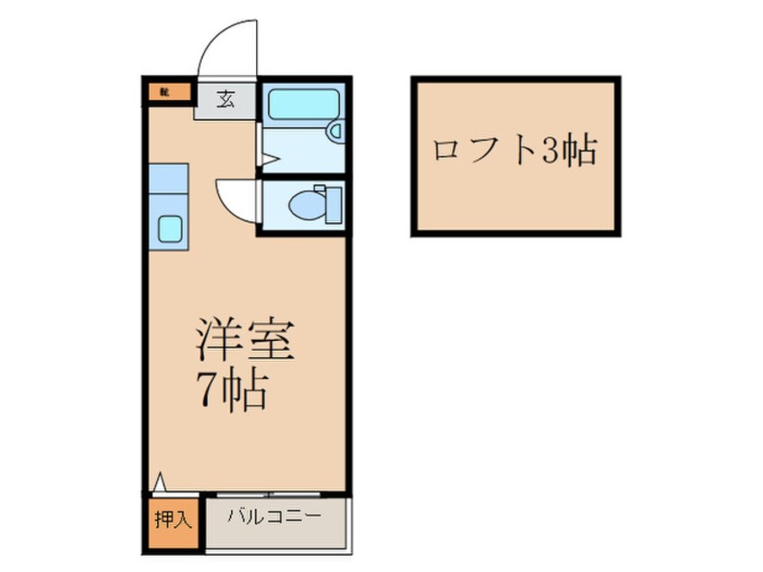 間取図 コンフォート中呉服