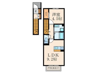 間取図 プレステージ城野駅南