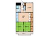 ＭＤＩマンション中原東 3LDKの間取り