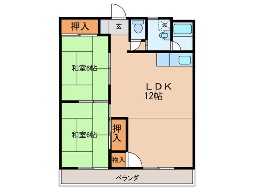 間取図 イーストハイツ高崎