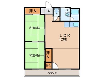 間取図 イーストハイツ高崎