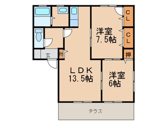 間取図 サンセールメゾン