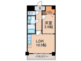 間取図 モントーレヒルズ東櫛原