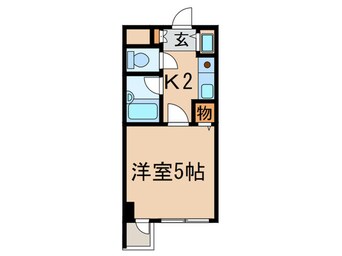 間取図 ダイナコ－トヒルズ折尾(321)