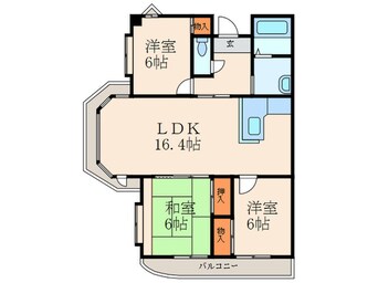 間取図 ビバリー・ぽーと