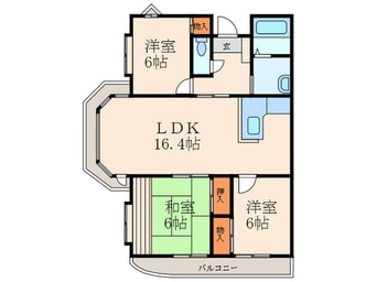 間取図 ビバリー・ぽーと