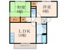 シサーラ　Ａ棟 2LDKの間取り