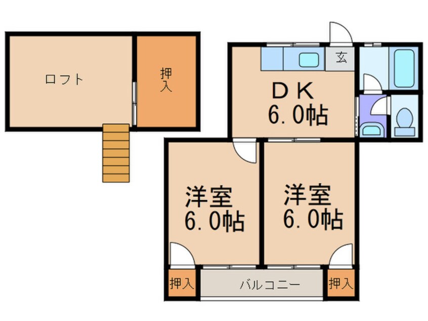 間取図 キーズハウス