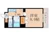 リファレンス嵐山口 1Kの間取り