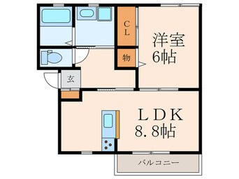 間取図 ビッグフィールド高坊