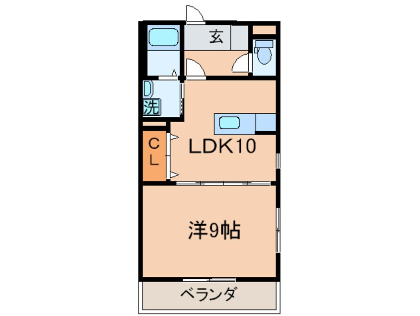 間取図 アベニュ－清納