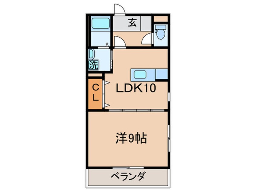 間取図 アベニュ－清納