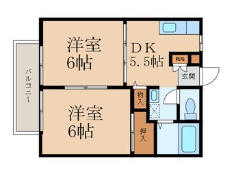 間取図 サンライフローゼ