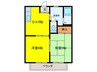 プレジアJUN 2DKの間取り