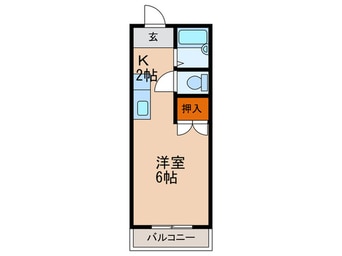 間取図 クラウンハイツ