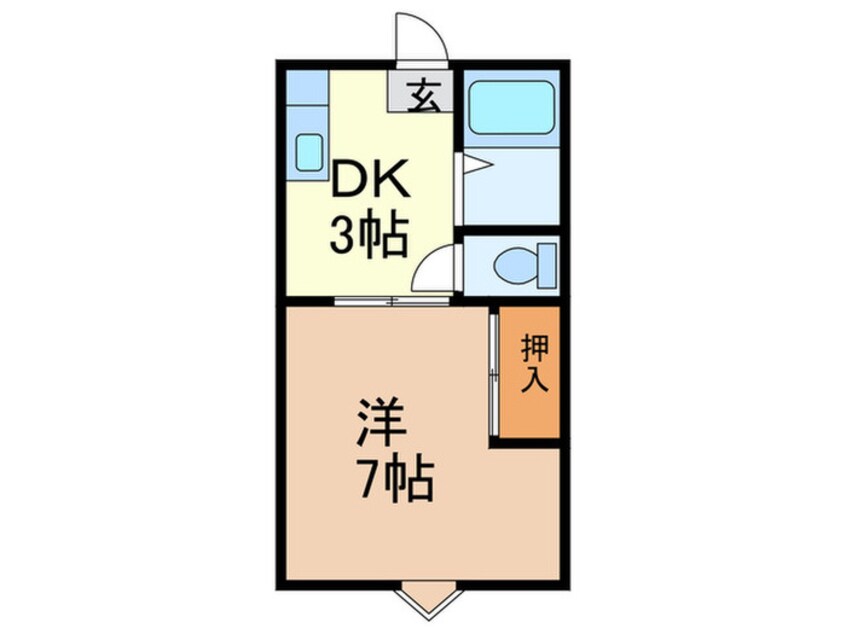 間取図 カスタシオン大池