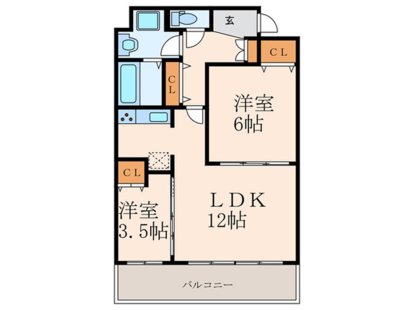 間取図 CPタワー