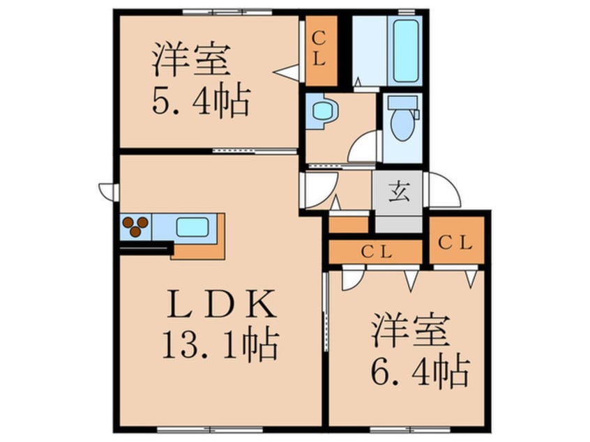 間取図 ティエラ