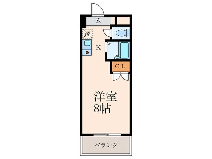 間取り図 ロイヤルハイツ折尾Ⅱ号館