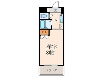 間取図 ロイヤルハイツ折尾Ⅱ号館