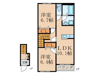 間取図 サンフォレスタⅠ