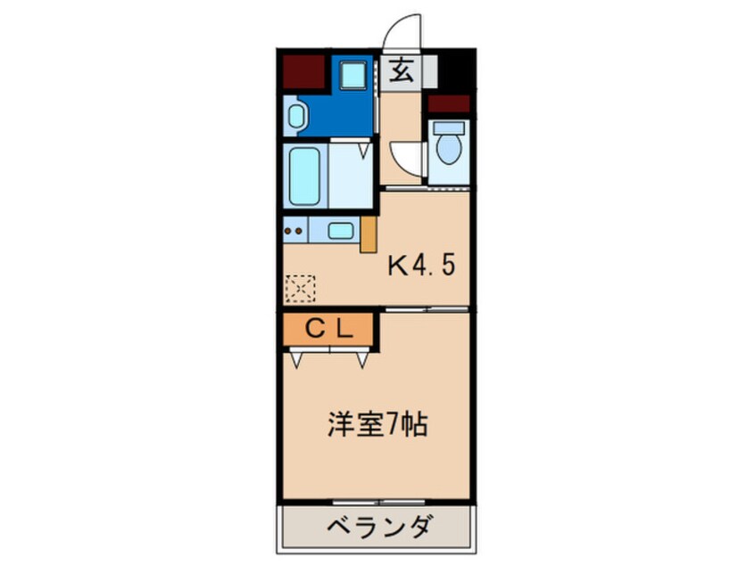 間取図 エヴァーグリーン　Ｎ