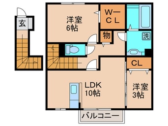 間取図 プレステージ二島Ｂ棟